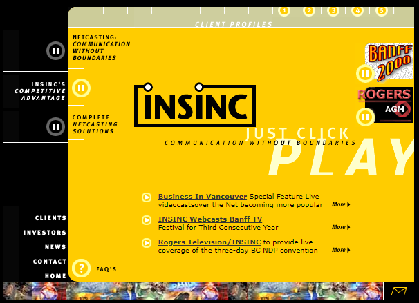 The INSINC.ca home page